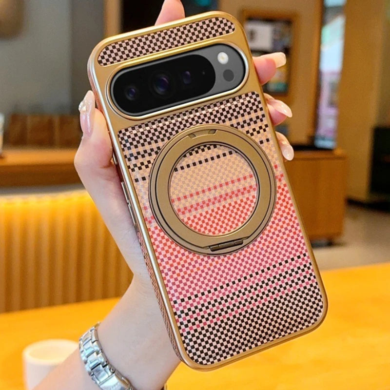 Drehbare PU-Leder Hülle für Google Pixel 10