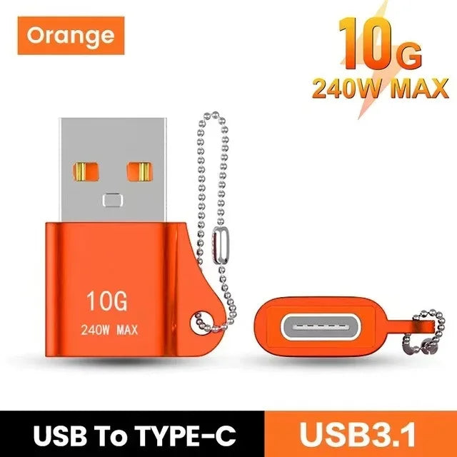 USB-zu-Typ-C Adapter 10A OTG Konverter