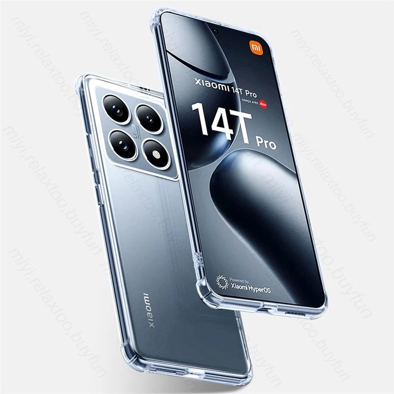Coque transparente en TPU pour Xiaomi 14T Pro 5G (2024)