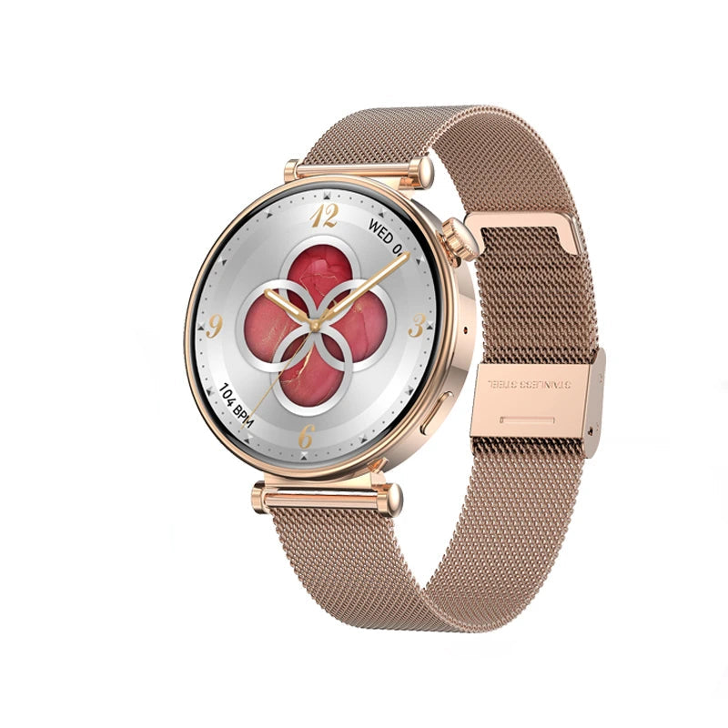 Elegante Damen Smartwatch GPS NFC Fullscreen 2025