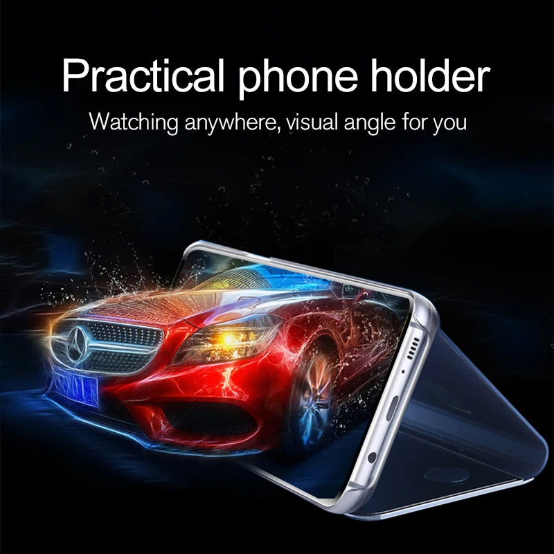 Luxury Leather Mirror Case Xiaomi