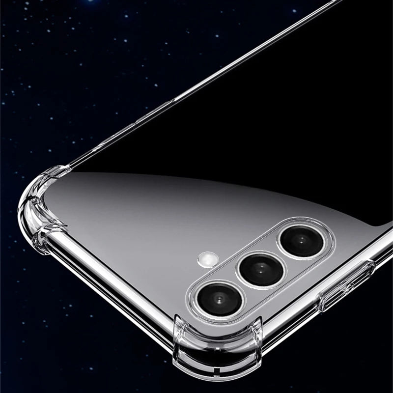 Stoßfeste transparente Hülle für Samsung Galaxy S25