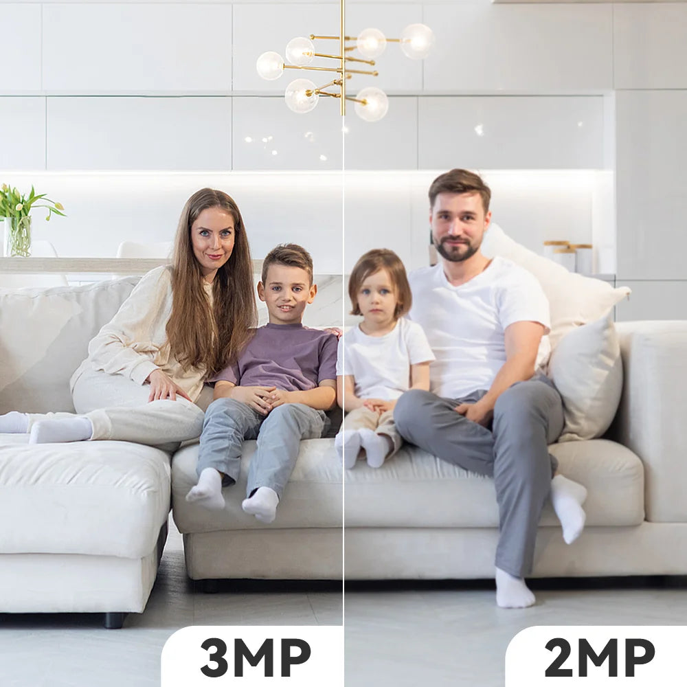 3MP WLAN Innenkamera mit KI & Nachtsicht