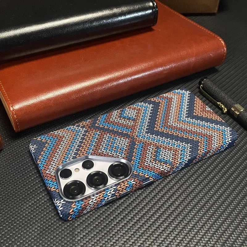 Luxus Carbon Magsafe Hülle Samsung