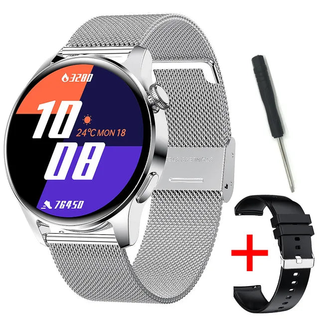 Ultradünne Smartwatch mit Bluetooth und Fitness Tracker