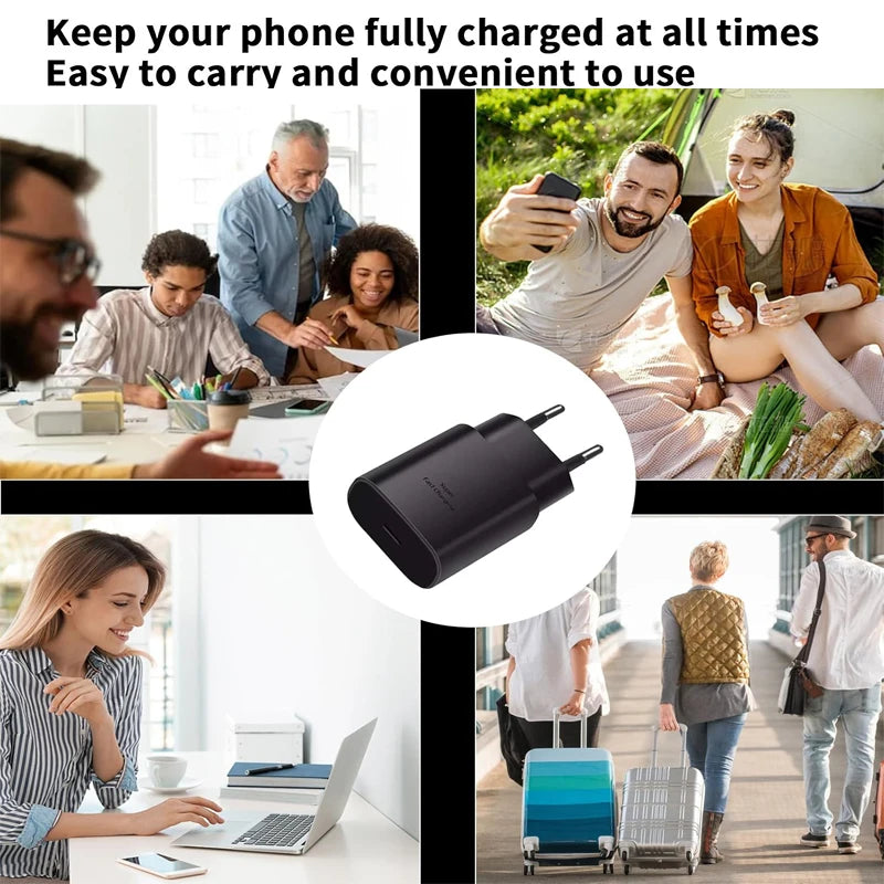 25W USB-C Schnellladegerät mit Kabel