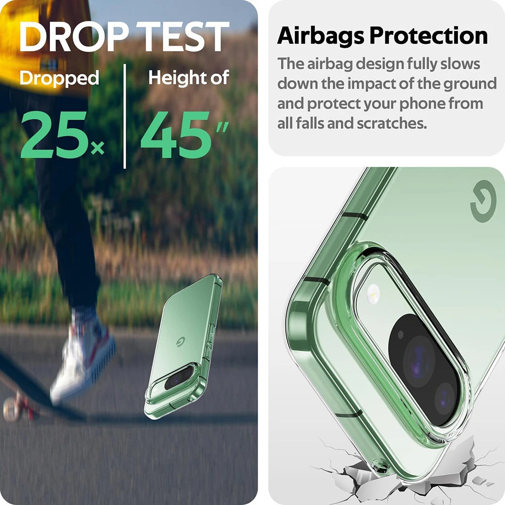 Ultra-dünne transparente Hülle für Google Pixel 9