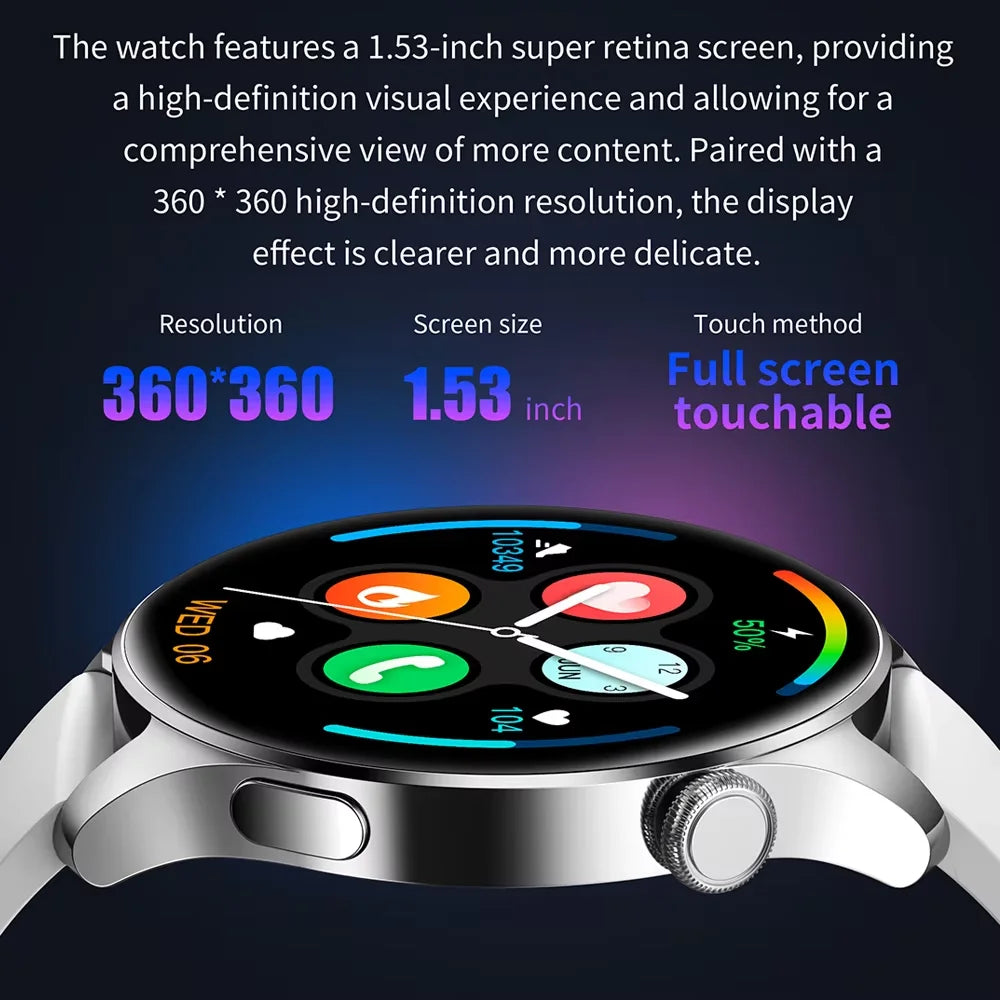 Ultradünne Outdoor-Smartwatch mit Gesundheitsüberwachung
