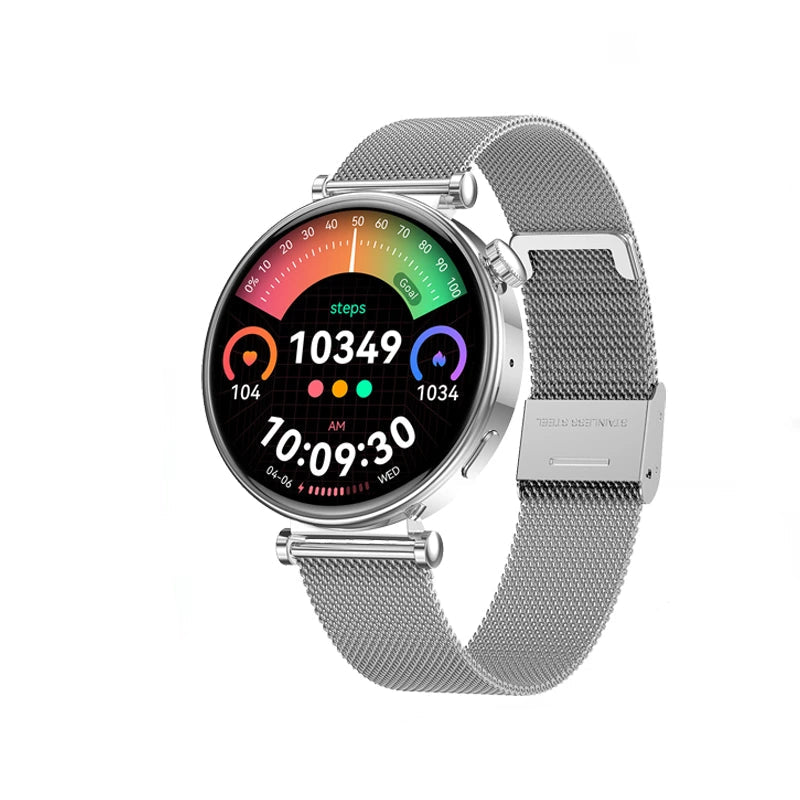 Elegante Damen Smartwatch GPS NFC Fullscreen 2025