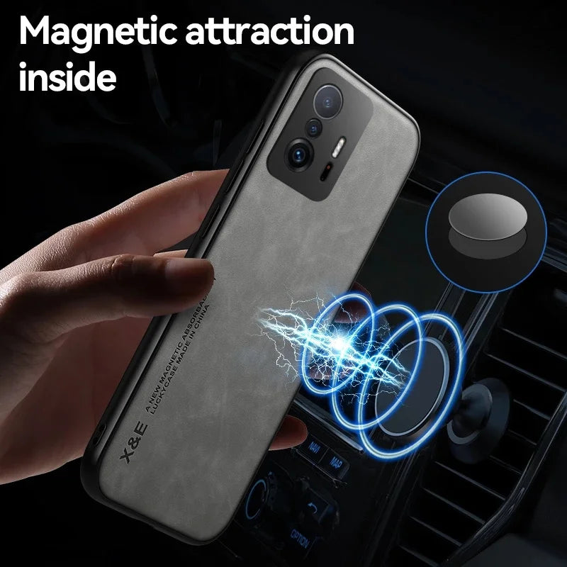 Leder Magnet Hülle für Xiaomi Mi 11