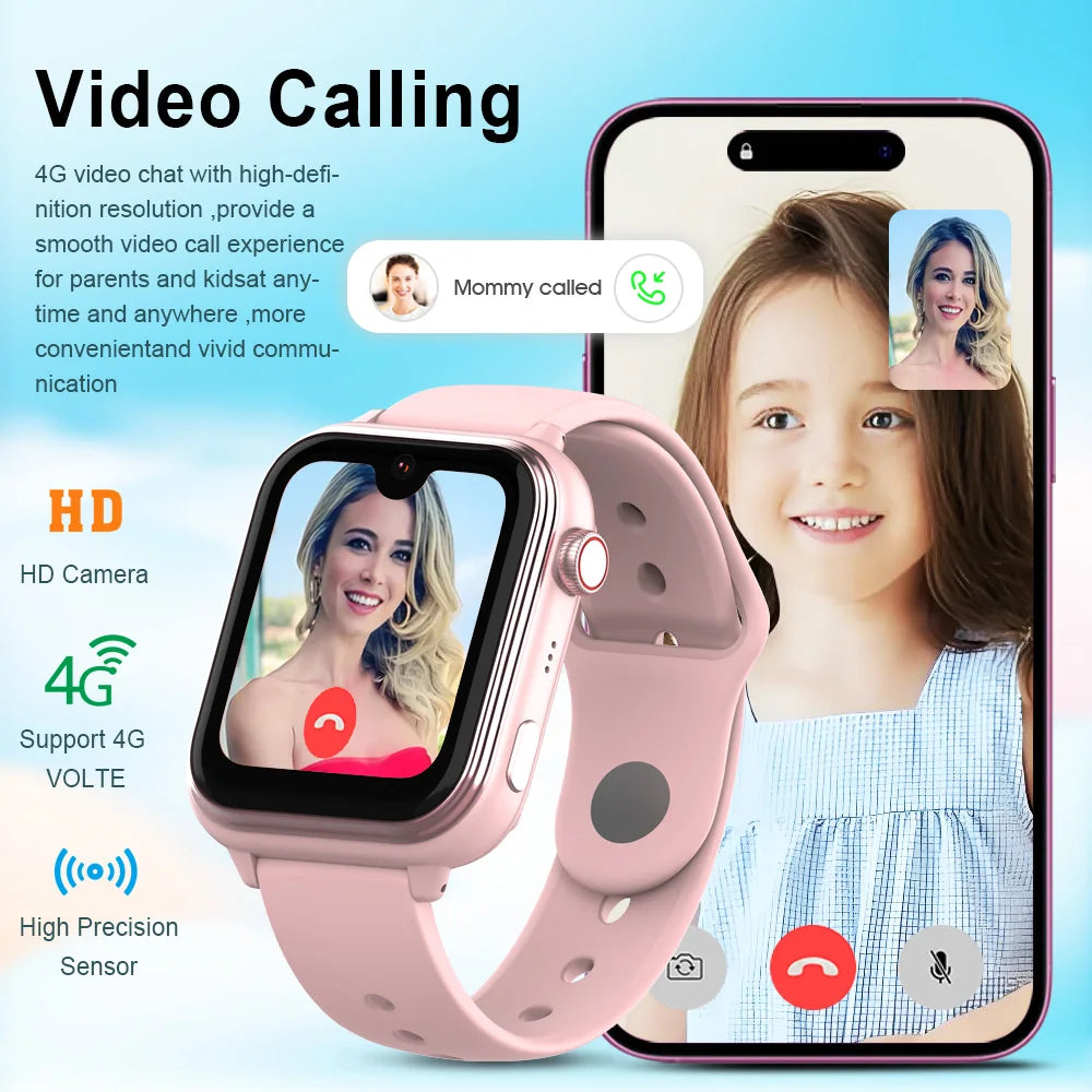 Kinder Smartwatch mit GPS, Videoanruf & SOS