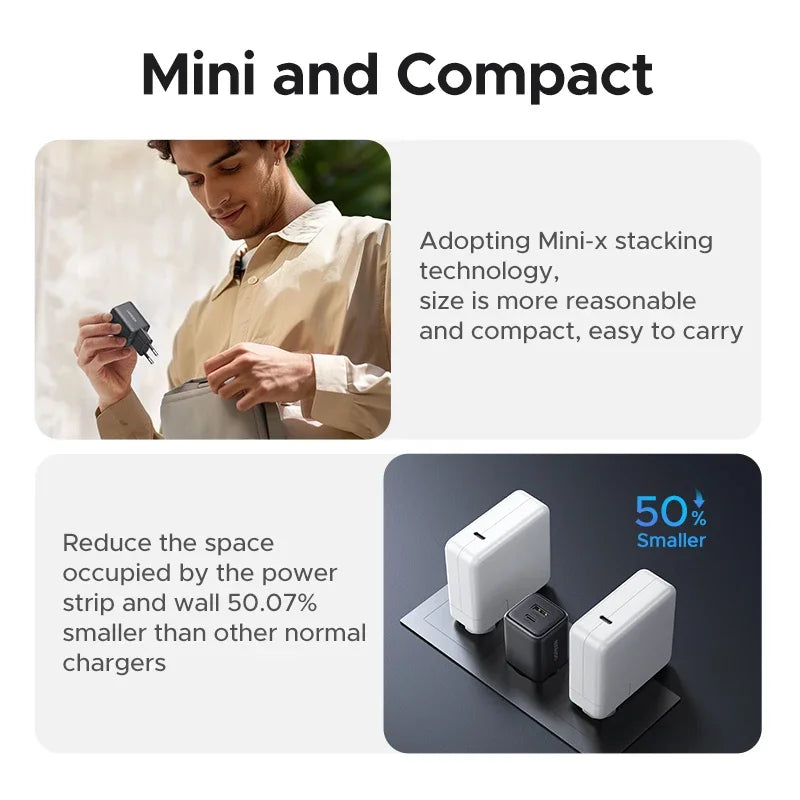 20W GaN Mini USB-C Charger PD3.0 QC3.0