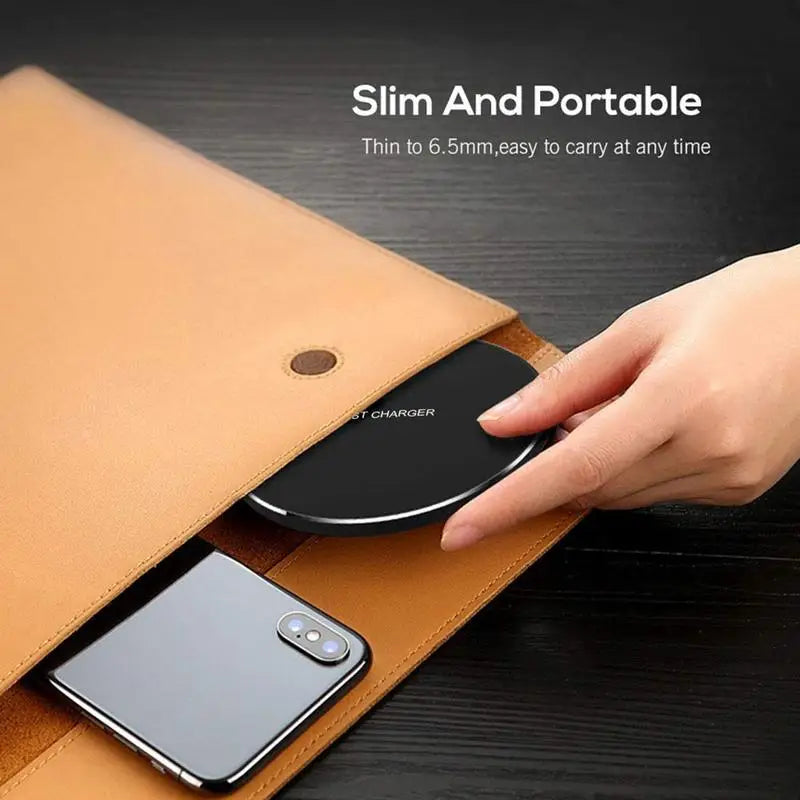 15W Wireless Fast Charging Pad with Light