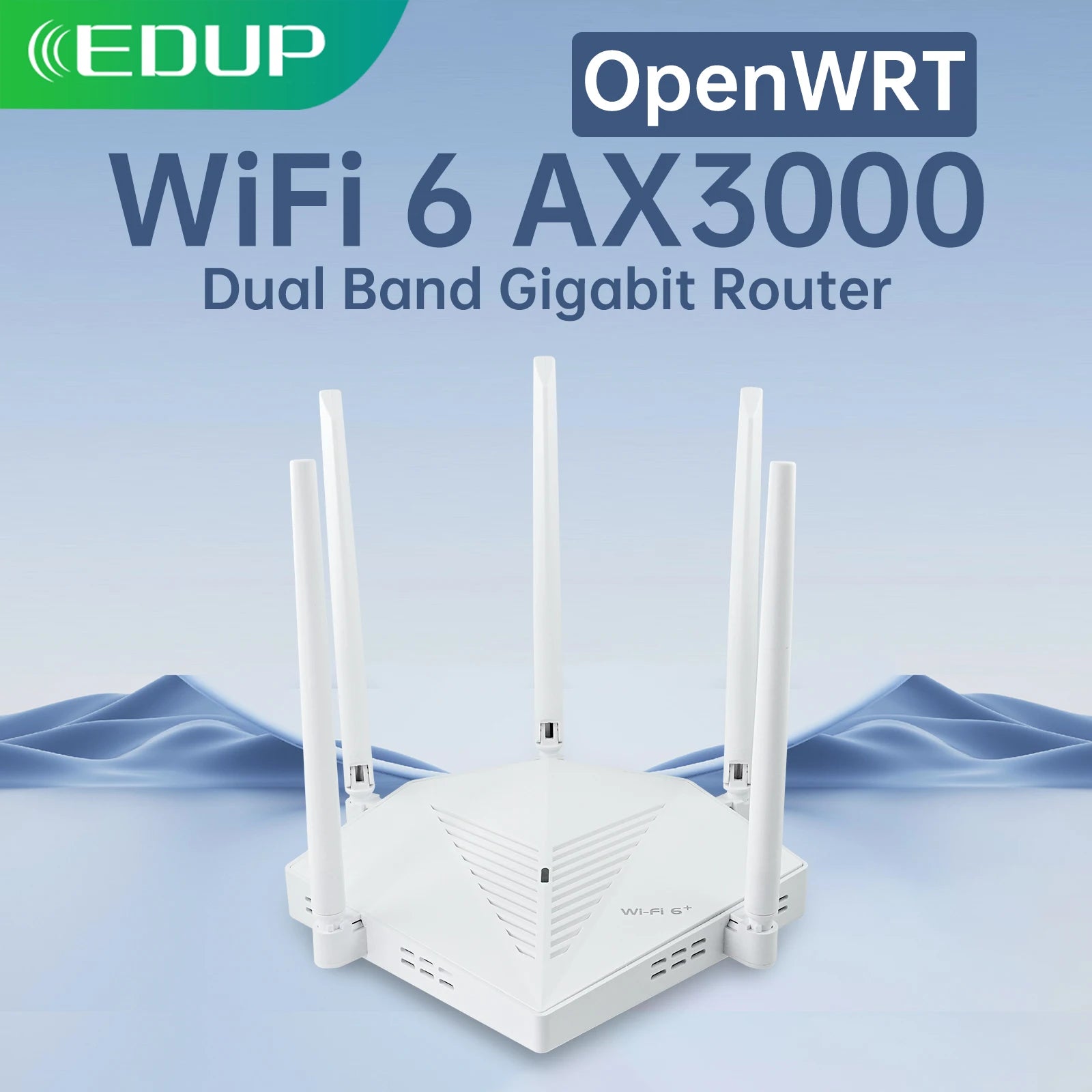 EDUP RT2980 OpenWRT AX3000 Dualband Router