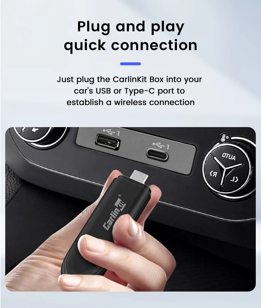 Carlinkit Wireless CarPlay Adapter MINI SE