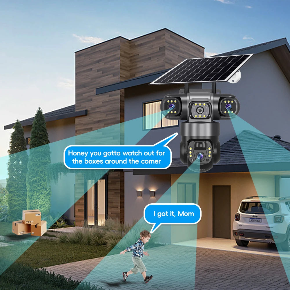 12MP 6K 4G Solar Überwachungskamera Outdoor
