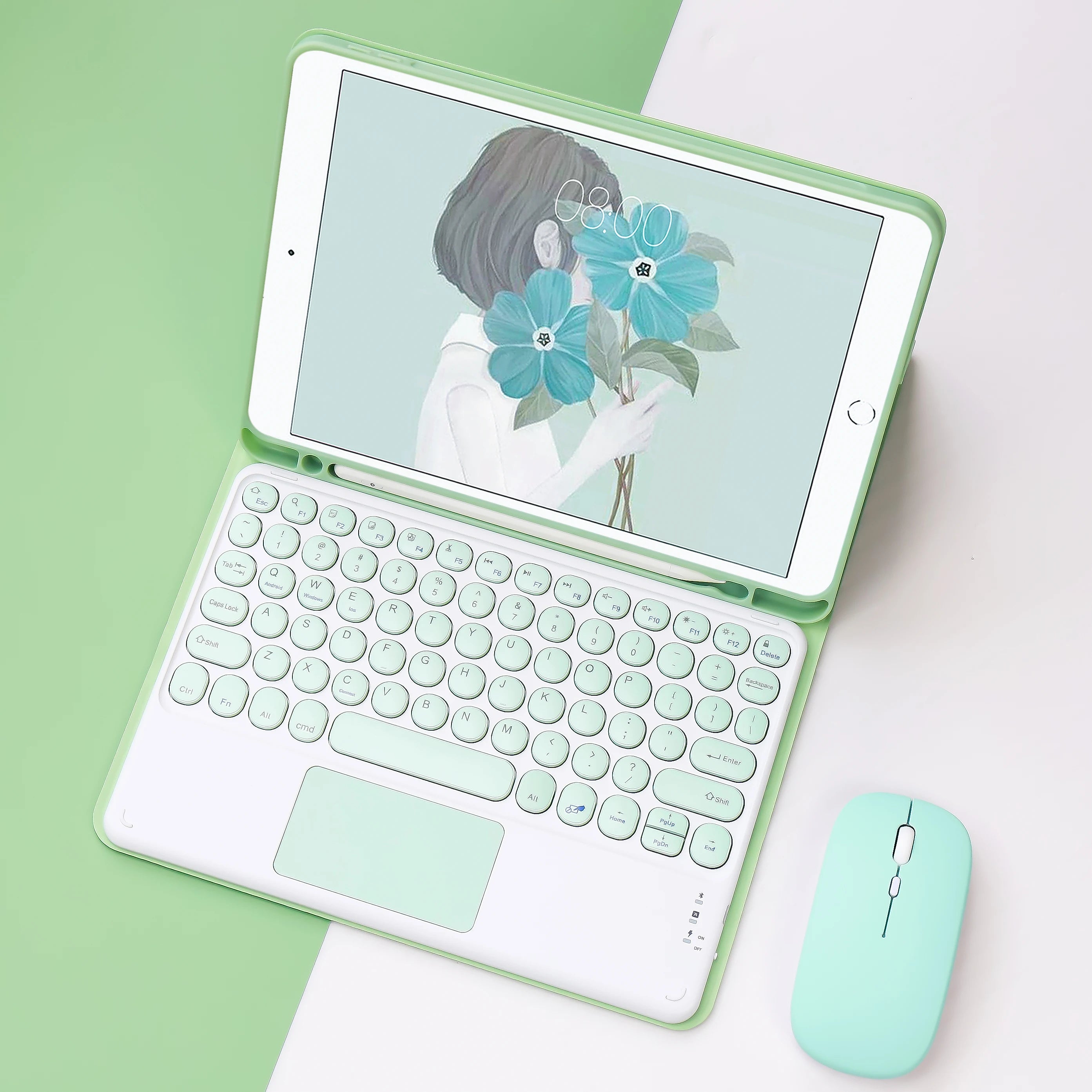 Kabellose Tastatur Maus Hülle iPad Pro Air