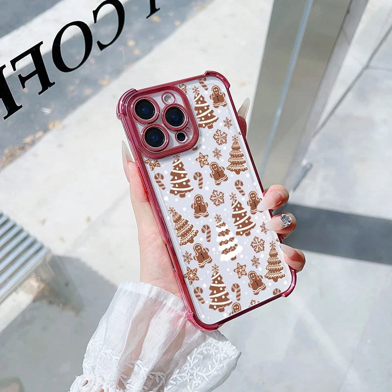 Pixel 10 9 8 Huelle Silikon Transparent Cartoon Muster Schutz
