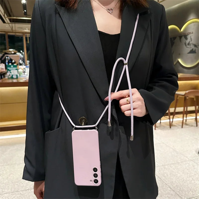 Verstellbare Crossbody Lanyard Hülle Samsung