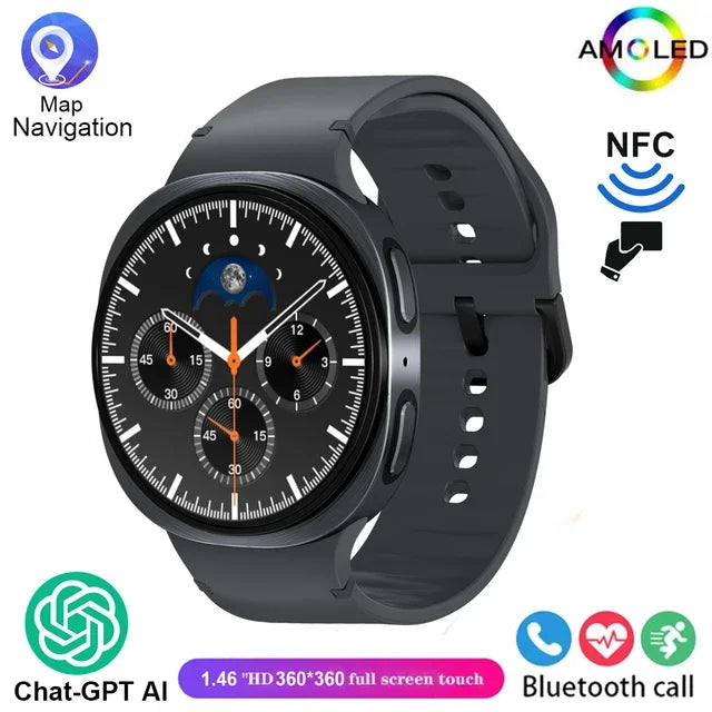 Neue Smartwatch 8 GPS Fitness Herzfrequenz AMOLED 2025