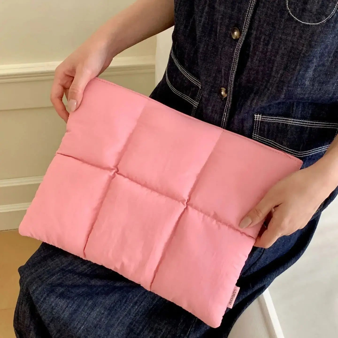 Gesteppte Puffy Laptoptasche 13-16 Zoll