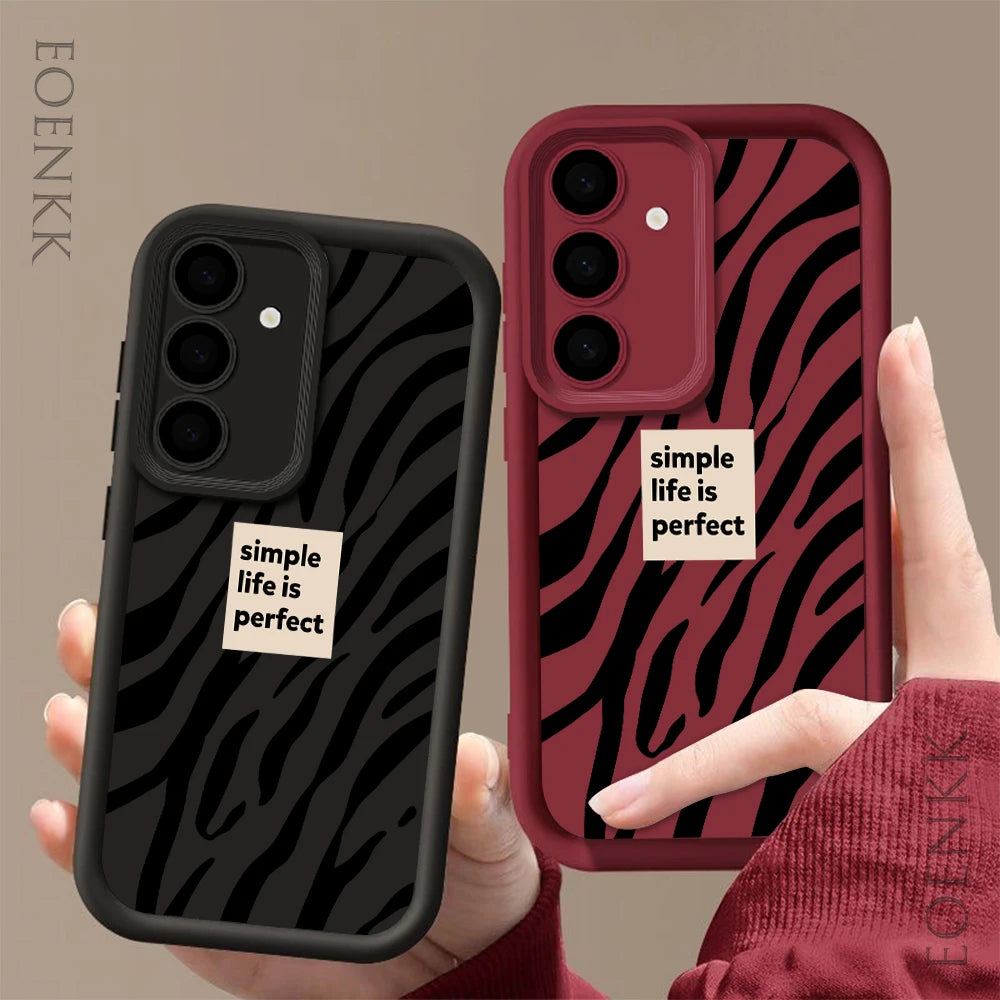 Zebra Silikonhülle für Galaxy S