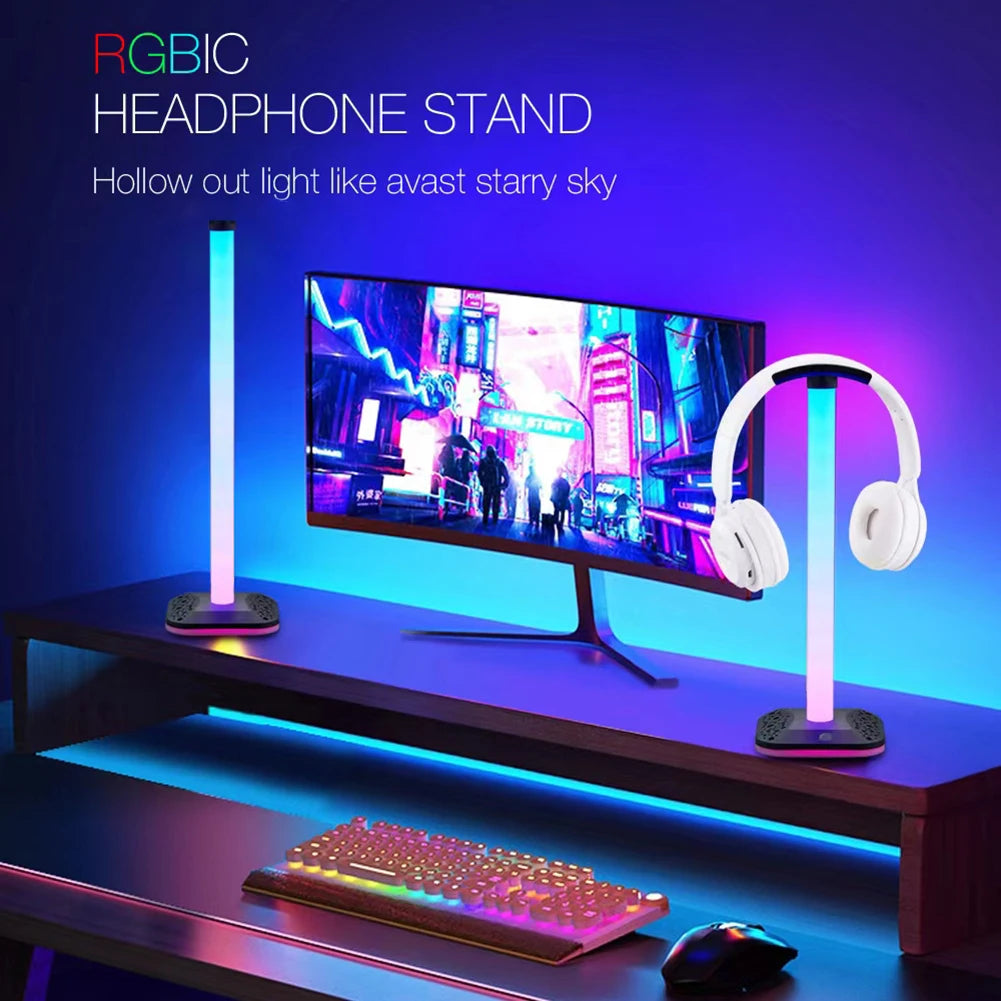 RGB Gaming Kopfhörerhalter Desktop Stand