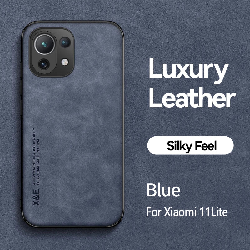 Lederhülle mit Magnet für Xiaomi 11 Lite