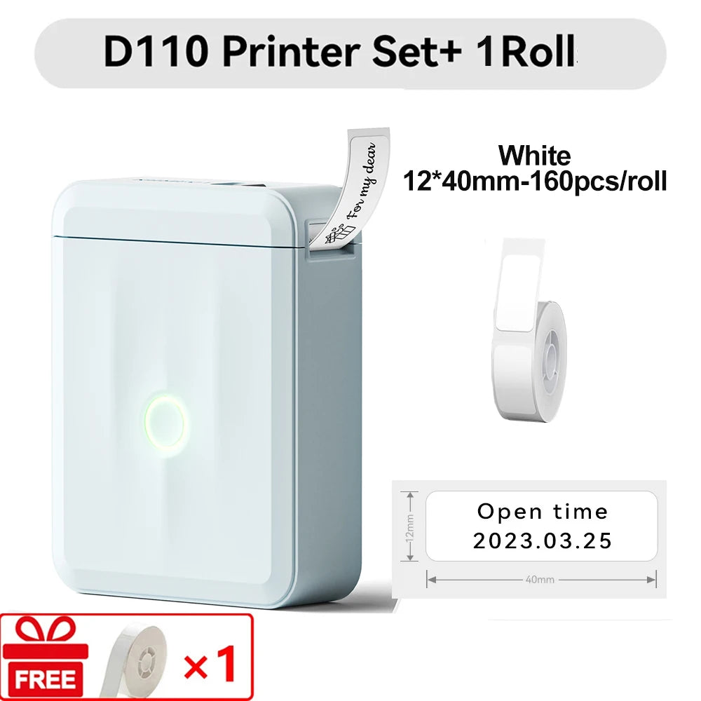 Niimbot D110 Mini Etikettendrucker kabellos Thermo