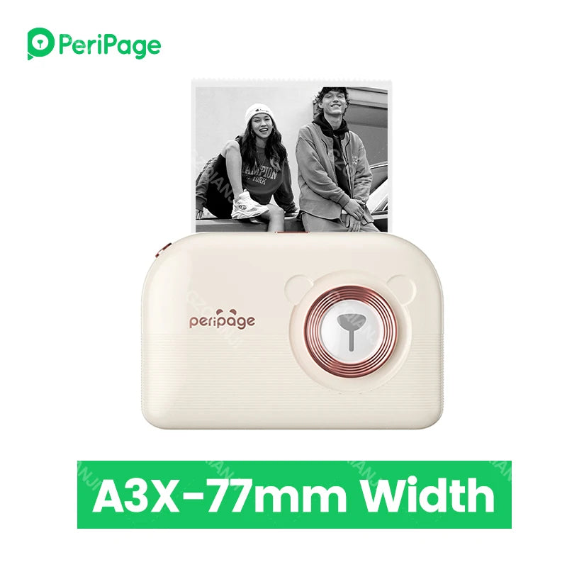 PeriPage A3X Mobiler Thermodrucker für Fotos & Etiketten