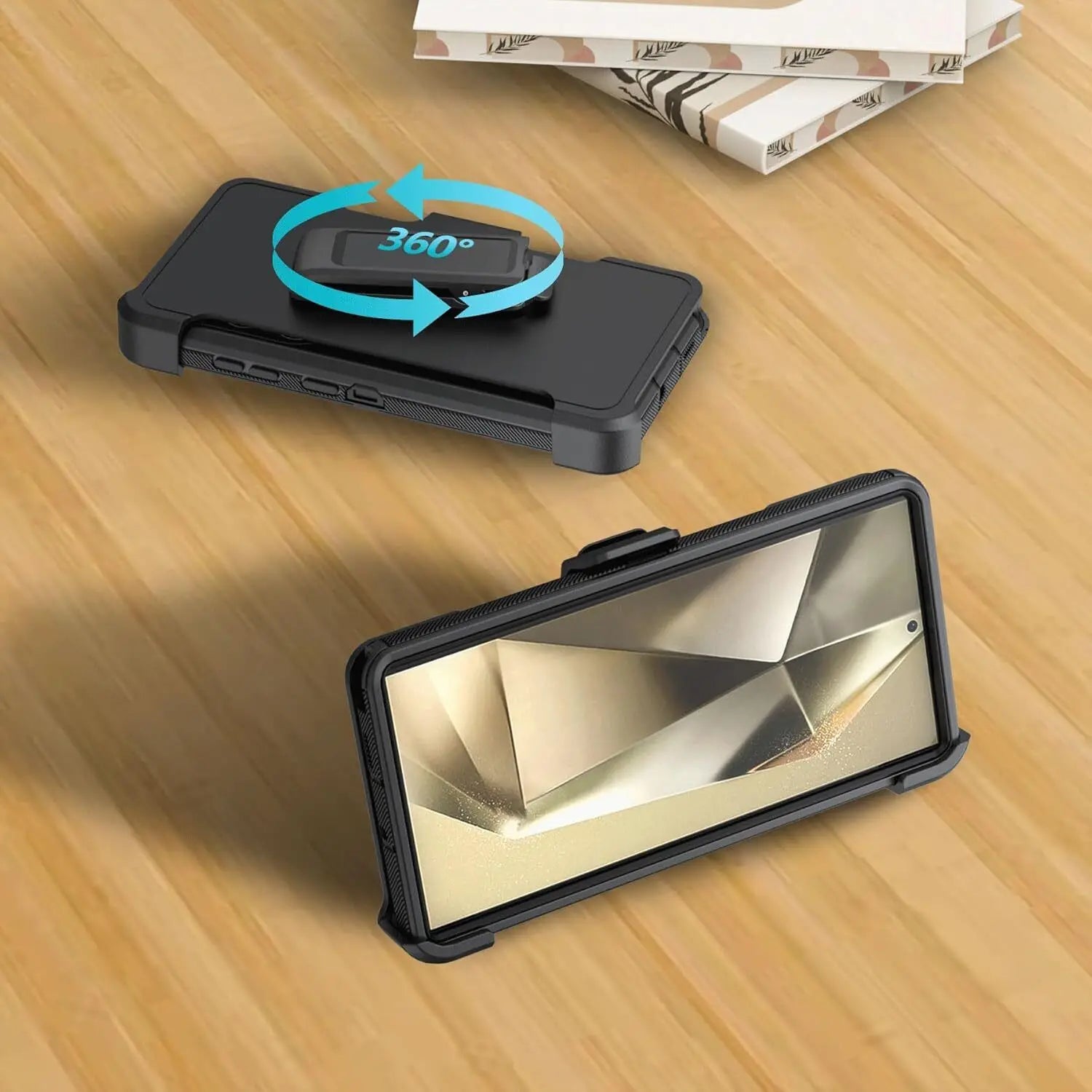 Für Galaxy S25–S20 Hülle mit Gürtelclip & Schutz