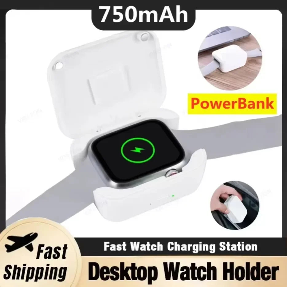 Magnetische Powerbank 750mAh für Apple Watch