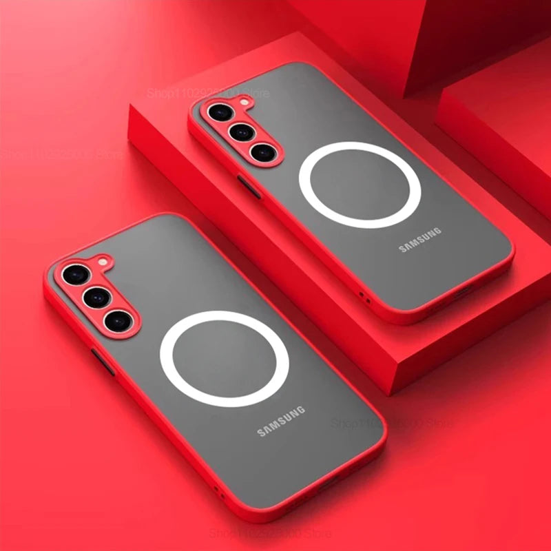 Magnetische Armor-Hülle für Galaxy S25 S24 Ultra