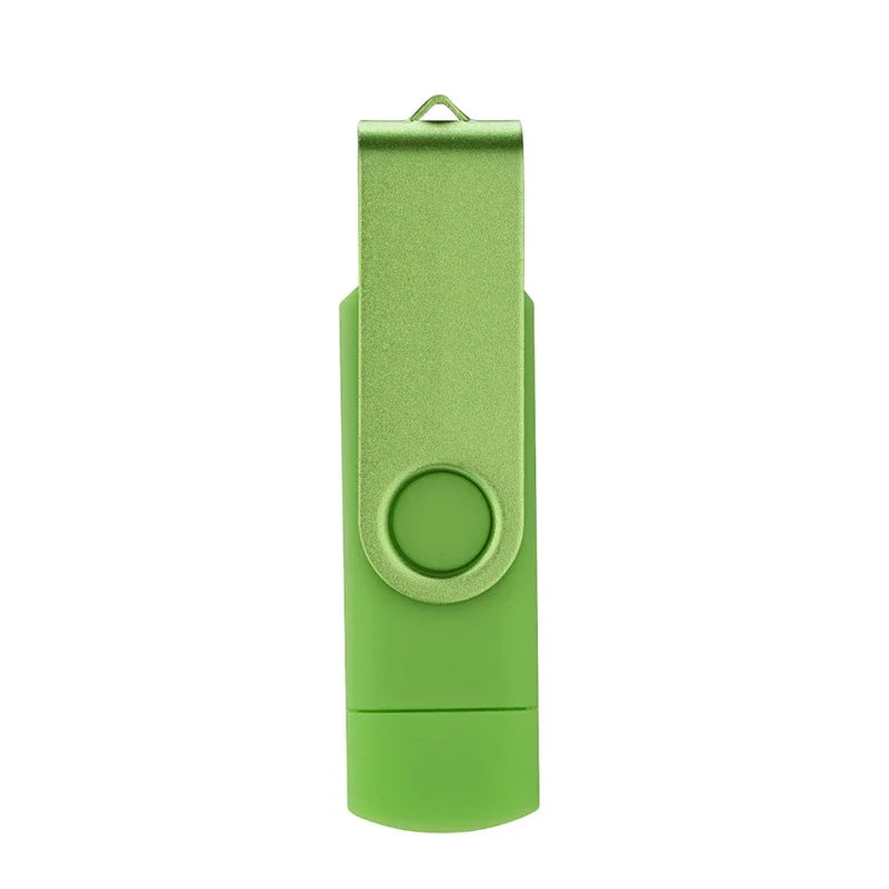 Farbenfrohes 2-in-1 OTG USB-Stick 32GB wasserdicht