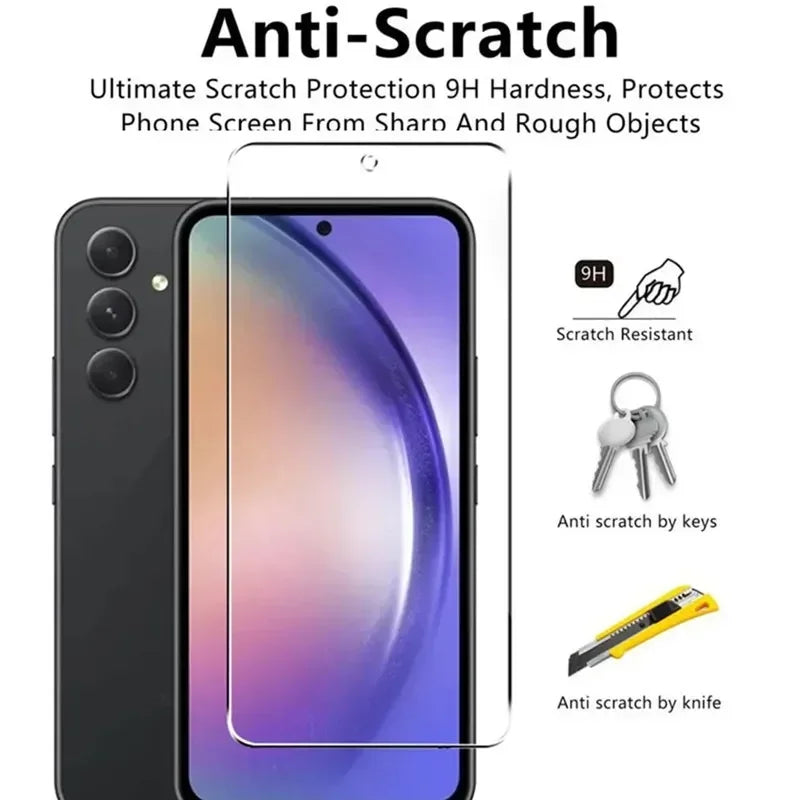 5 Stück Panzerglas für Samsung Galaxy A/M Serie