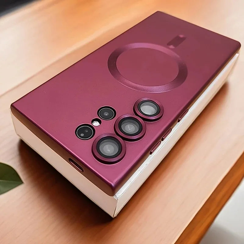 Magnetische Matte-Hülle für Galaxy S25/S24