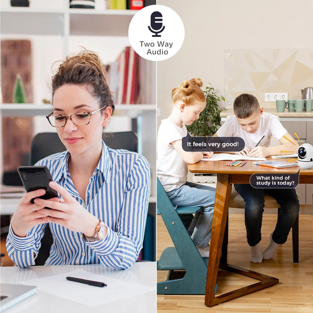 3MP WLAN Innenkamera mit KI & Nachtsicht