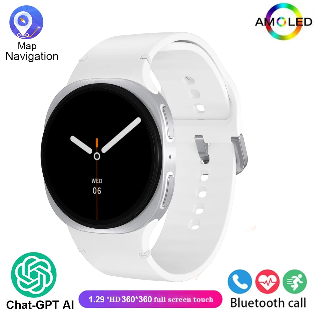Neue 8 Mini GPS Smartwatch 2025 AMOLED Fitness