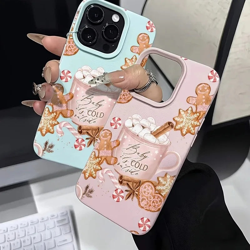 Weihnachts Hülle für iPhone 17 mit Lebkuchen Design