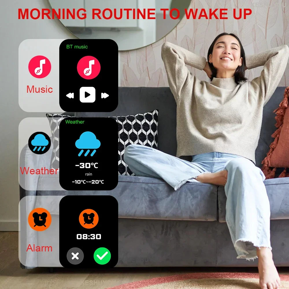 KESHUYOU H9 Pro Max Smartwatch mit HD-Anzeige