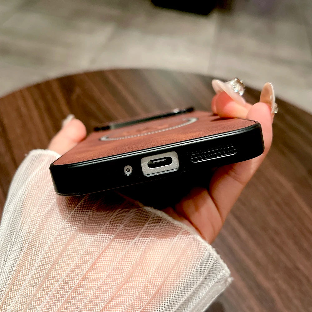 Luxury faux leather case for Pixel 9 or 8 Pro XL