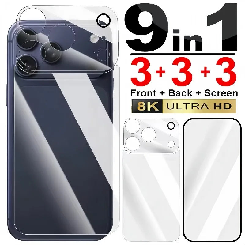 Hydrogel Panzerglas & Kamera Schutz für iPhone 17 Serie