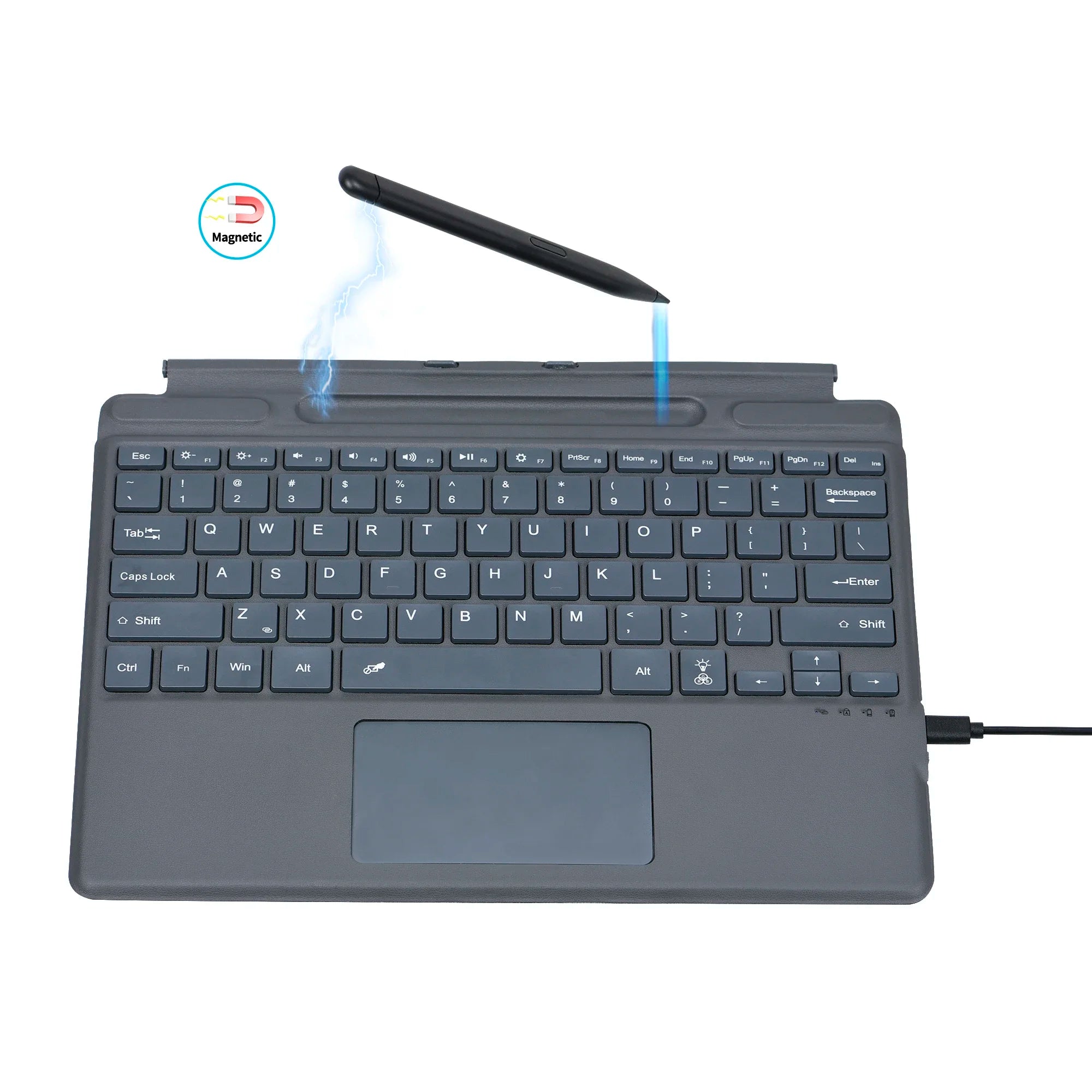 RGB Trackpad Tastatur für Surface Pro & Go Modelle