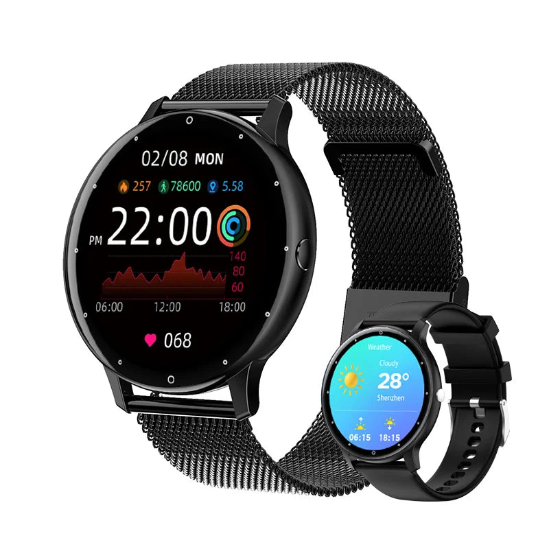 Damen Smartwatch 2025 mit AMOLED GPS & Bluetooth Anruf