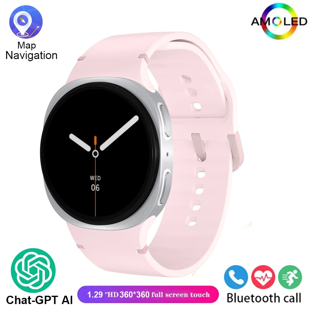 Neue 8 Mini GPS Smartwatch 2025 AMOLED Fitness