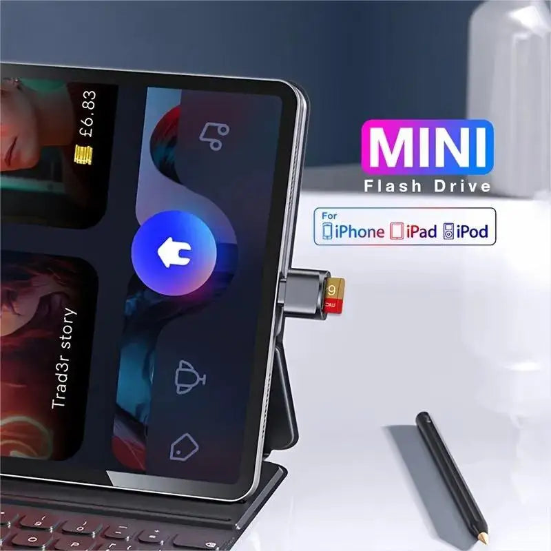 2er Lightning Mini SD/TF Kartenleser für Apple