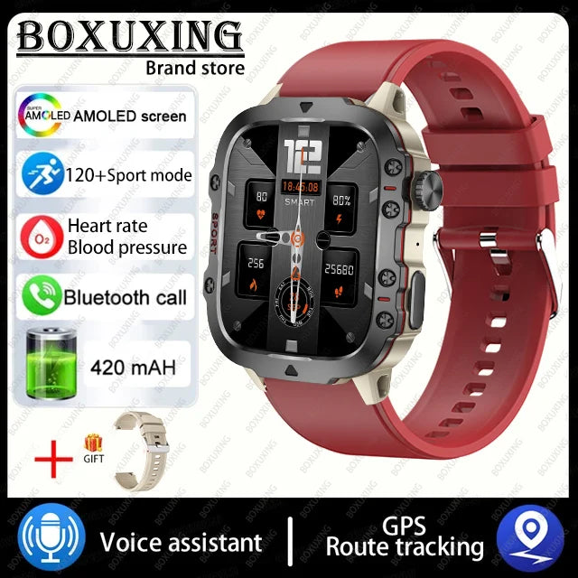 Outdoor Smartwatch 2024 mit GPS und AMOLED Display
