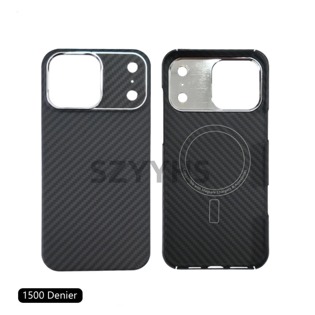 Magsafe Carbon Aramid Hülle für iPhone 17 Pro Max