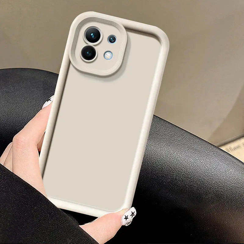 Weißes Silikon Case für Xiaomi 11 Lite 5G NE