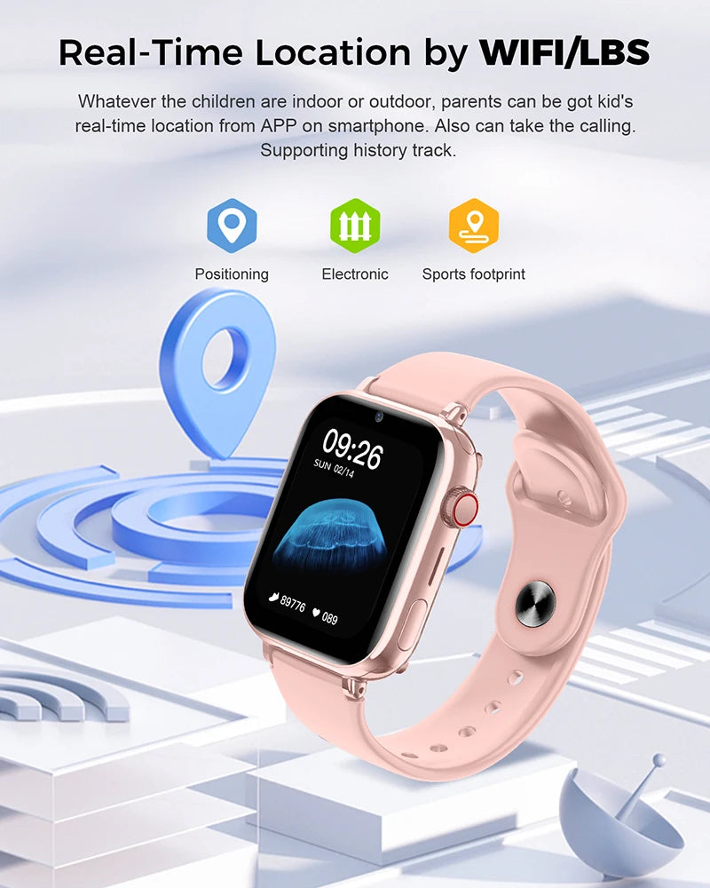 Kinder Smartwatch mit GPS, Videoanruf & SOS
